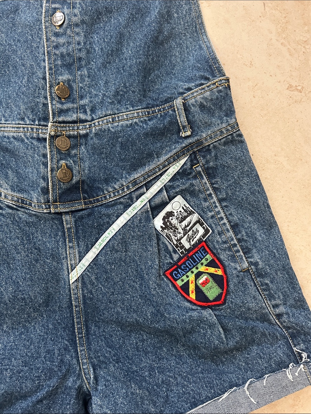 Gasoline 1980’s Denim Overalls - Picture 4 of 5